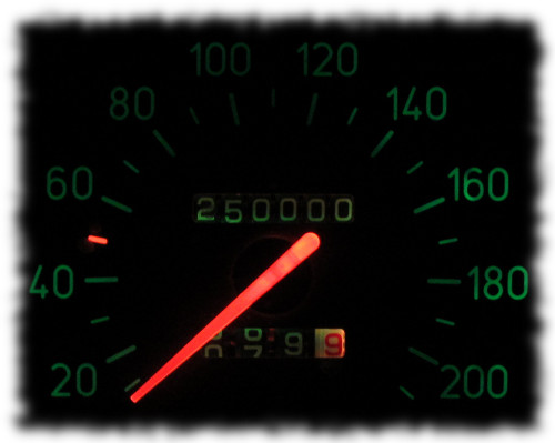 Kilometerzähler 250.000km