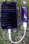 Anker Astro und Galaxy Note
