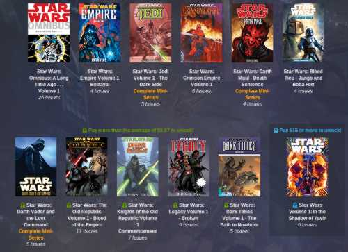 Humble Star Wars Comics Bundle