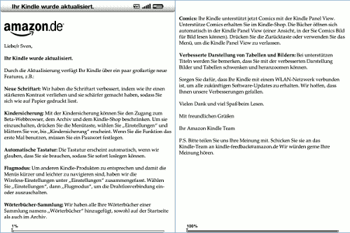 Kindle 4.1.0 Changelog E-Book
