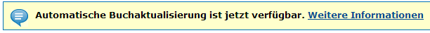 Amazon automatische Aktualisierung verfügbar