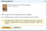 Amazon Kindle Buch Aktualisierung
