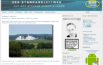 Standardleitweg Screenshot mit Like Button