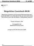 BGB im Kindle