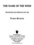 The Name of the Wind
