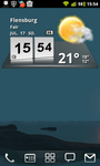 3D Digital Weather Clock Widget