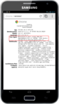 Chrome für Android mit Desktop Useragent