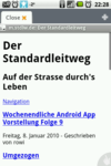 native Version: Artikelübersicht