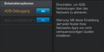 fireTV Entwickleroptionen ADB Debugging