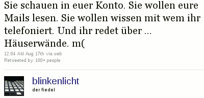 blinkenlicht tweet